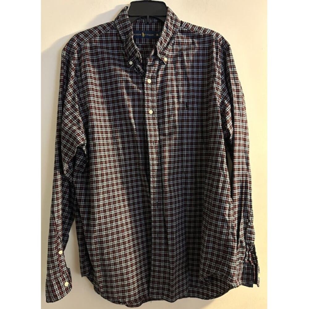 Ralph Lauren - Men's Tattersail Button Down - Size XL